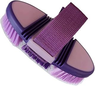 Roczential Horse Brush Grooming Tool for Horses Bendable Brush, Horse Care Tool, Horse Cleaning Brush, Soft Brush, Horse G...